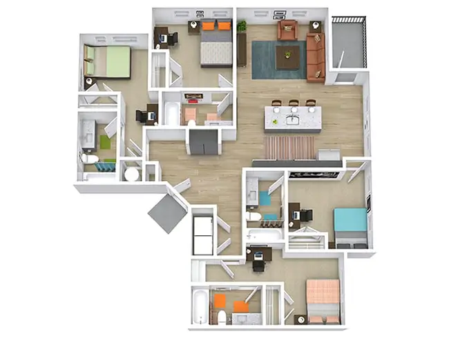 D2 Floor Plans