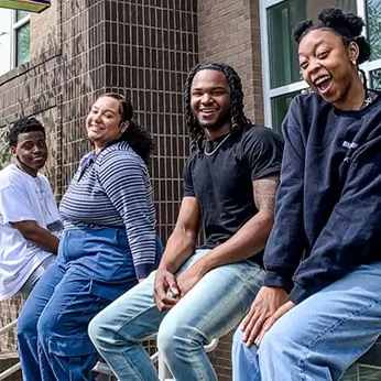 group of diverse young adults